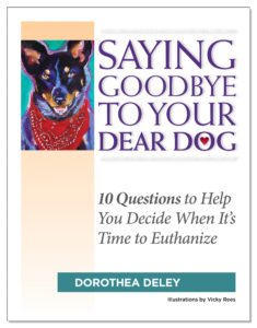 "Saying Goodbye to Your Dear Dog" cover image